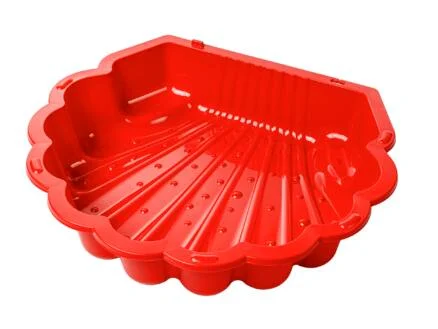 Zandbak schelp rood