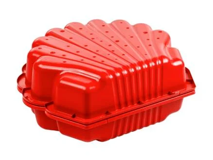 Zandbak schelp rood
