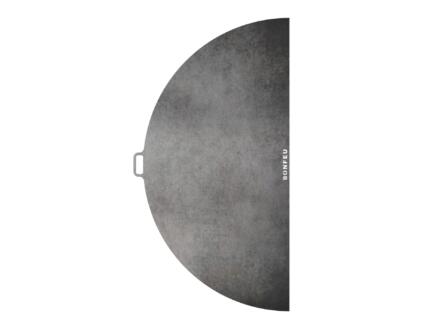  Bonfeu BonPlancha plancha 1/2 rouille 124x65,5 cm
