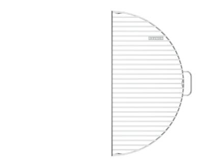 Bonfeu BonGrill grille de cuisson 1/2 rouille 61x33 cm