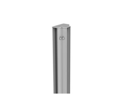  Biohort T-profiel moestuinbak Mini DaVinci 7,2x10,5x45 cm zilver metallic