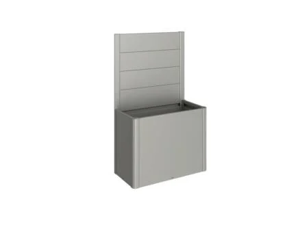 Biohort schutting voor plantenbak DaVinci 1m kwartsgrijs metallic