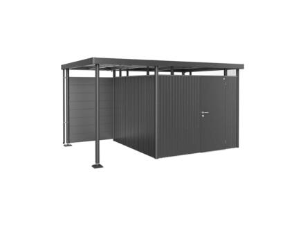 Biohort paroi arriÃ¨re pour auvent S HighLine H2-H5 gris foncÃ© mÃ©tallique