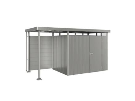 Biohort achterwand voor zijdak S HighLine H2-H5 kwartsgrijs metallic