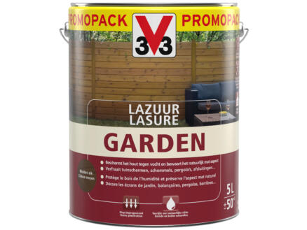 lasure garden 5l mat chÃªne moyen