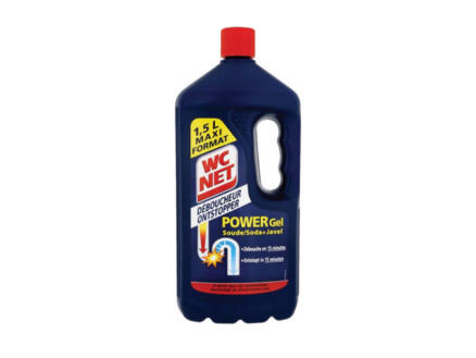  WC-net Power Gel dÃ©boucheur avec soude et javel 1,5l