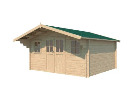 Gardenas Matterhorn XL abri de jardin en bois 415x385x248 cm chalet