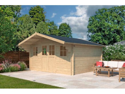 Gardenas Matterhorn XL abri de jardin en bois 415x385x248 cm chalet