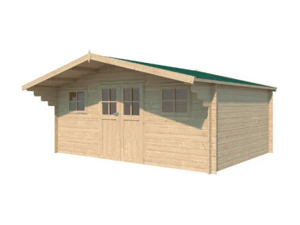 Gardenas Mont Blanc XL abri de jardin en bois 505x385x248 cm chalet