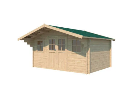 Gardenas Matterhorn abri de jardin en bois 415x320x248 cm chalet