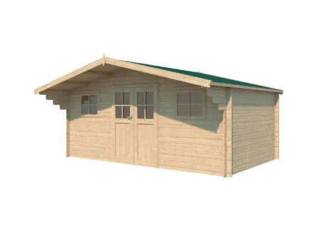 Gardenas Mont Blanc abri de jardin en bois 505x320x248 cm chalet