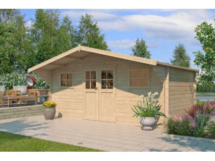 Gardenas Mont Blanc abri de jardin en bois 505x320x248 cm chalet