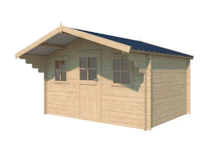 Gardenas Munchen XL abri de jardin en bois 385x295x248 cm chalet protection anticondensation