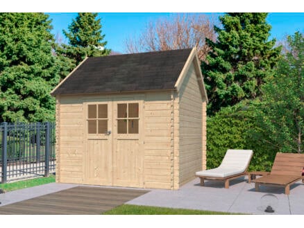 Woodlands Birmingham S houten tuinhuis 295x295x318 cm blokhut
