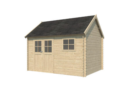 Woodlands Birmingham L abri de jardin en bois 385x295x318 cm chalet