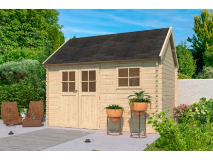 Woodlands Birmingham L houten tuinhuis 385x295x318 cm blokhut