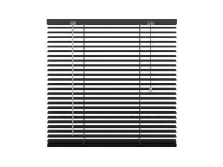Decosol horizontale lamellen 203 25mm 80x130 cm zwart