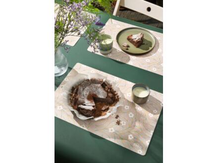 Lola set de table antidérapant 45x30 cm wild & free rosewood