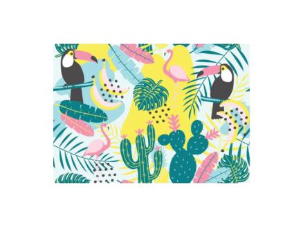 set de table antidÃ©rapant 45x30 cm tropical vibes