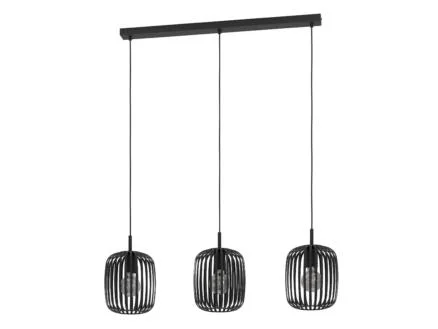 Eglo Romazzina hanglamp E27 max. 3x40W zwart