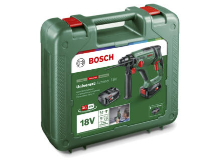 Bosch UniversalHammer accu boorhamer 18V Li-Ion met 2 accu's + lader
