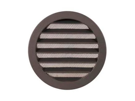 Renson schoepenrooster rond 150mm aluminium zwart