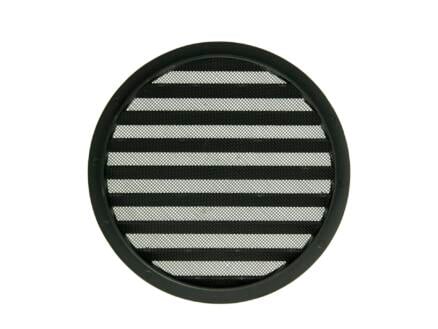 Renson grille estampÃ©e ronde 200mm aluminium noir