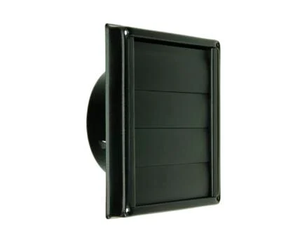Renson dampkaprooster 12,5cm inox zwart