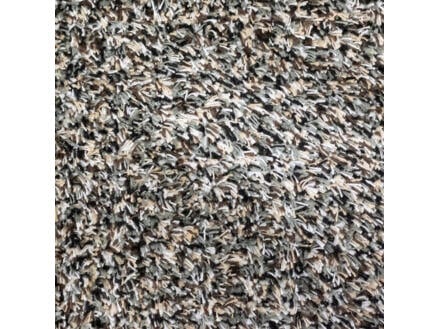 Katoenmat met boord 60x90 cm grijs-beige