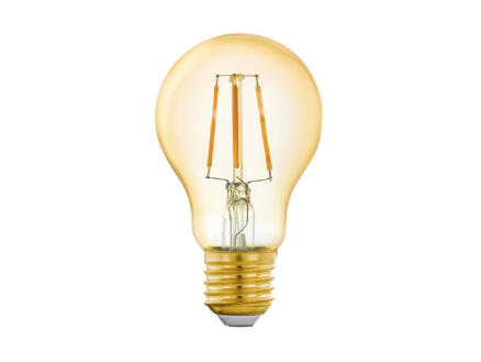Eglo ampoule LED poire filament E27 5W verre ambrÃ©