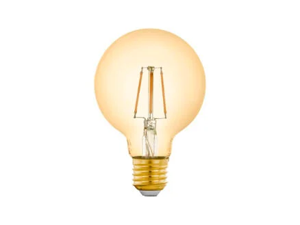 Eglo LED bollamp filament G80 E27 5W amberglas