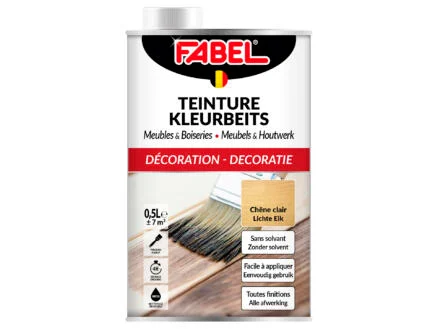  Fabel lasure teintÃ©e meubles & boiseries 0,5l chÃªne clair