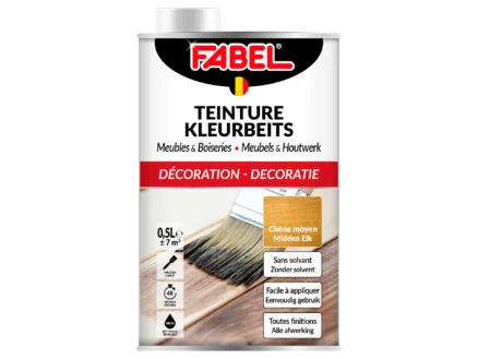  Fabel lasure teintÃ©e meubles & boiseries 0,5l chÃªne moyen