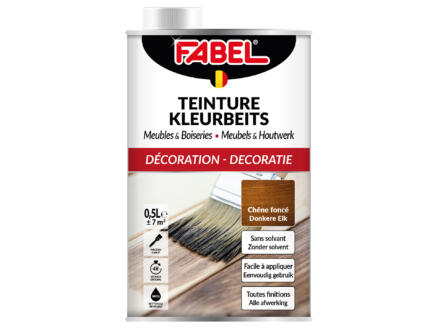  Fabel lasure teintÃ©e meubles & boiseries 0,5l chÃªne foncÃ©