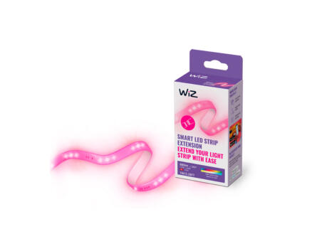 WiZ ruban LED extension 20W 1m lumiÃ¨re blanche et colorÃ©e