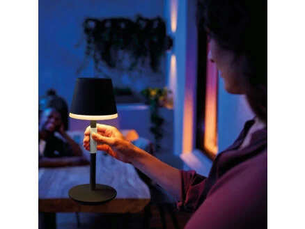 Philips Hue Go LED tafellamp draagbaar 6W zwart
