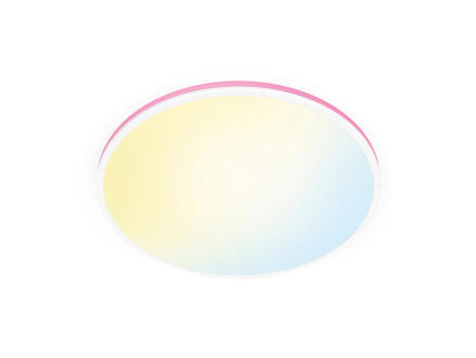 WiZ Rune LED plafondlamp 21W dimbaar gekleurd en wit licht wit