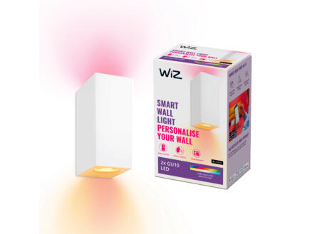 WiZ Up and Down LED wandlamp GU10 2x5 W dimbaar wit
