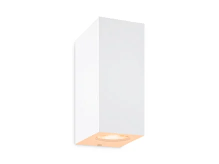 WiZ Up and Down applique murale LED GU10 2x5 W dimmable blanc