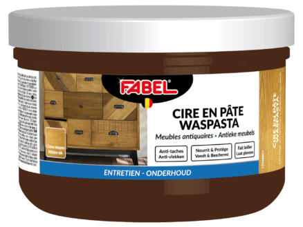 Fabel vaste boenwas 350g midden eik