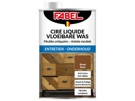 Fabel cire d'abeille liquide 0,5l brun